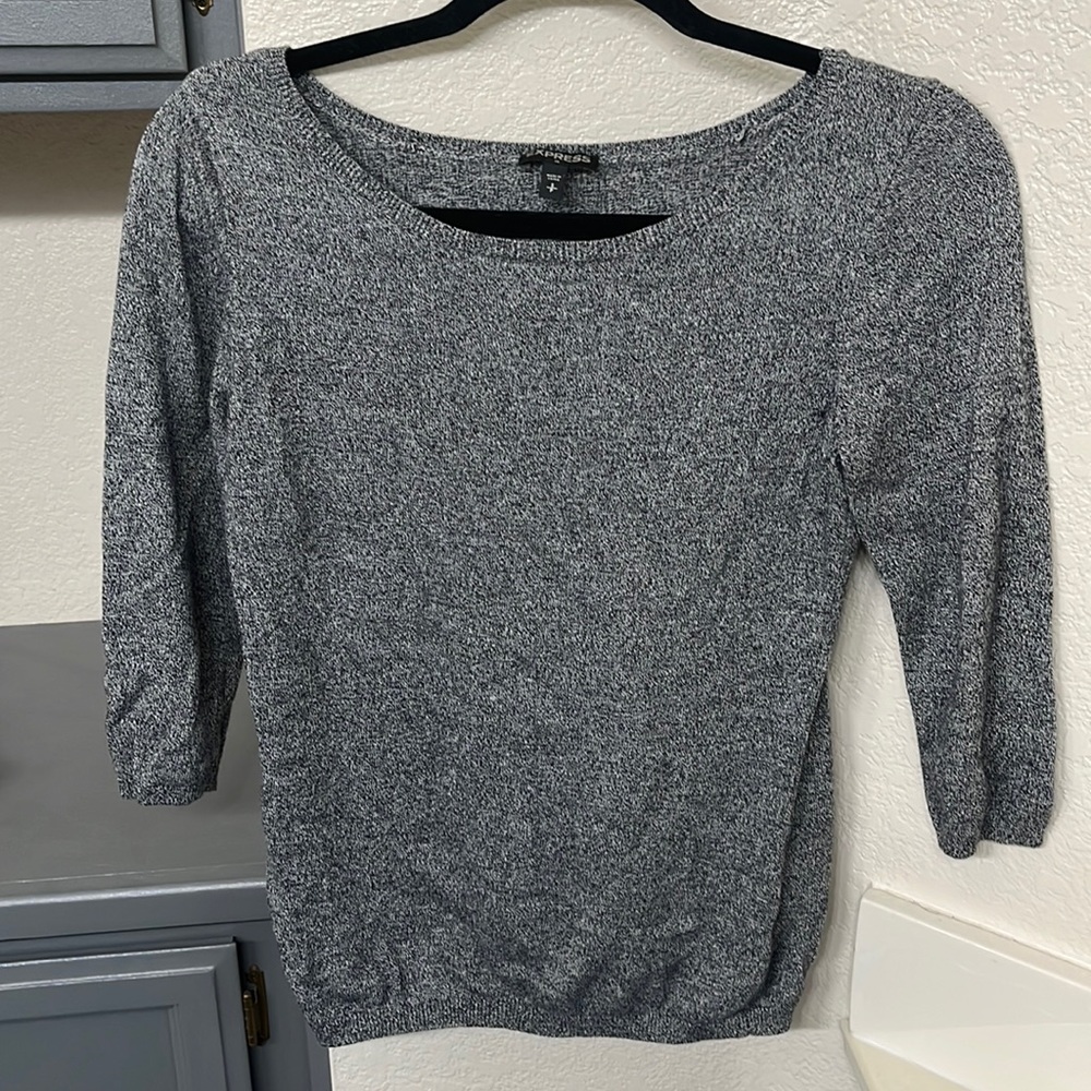 Grey Express Sweater